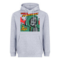 Heather Grey Mark Of The Doom Heavyweight Hoodie - artisFamous