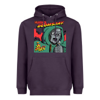 Plum Mark Of The Doom Heavyweight Hoodie - artisFamous