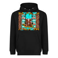 Black texas longhorn sunflower gemstone Heavyweight Hoodie - JahusDesignShop