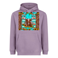 Lavender texas longhorn sunflower gemstone Heavyweight Hoodie - JahusDesignShop