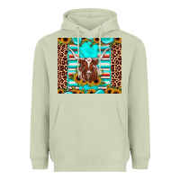 Matcha texas longhorn sunflower gemstone Heavyweight Hoodie - JahusDesignShop