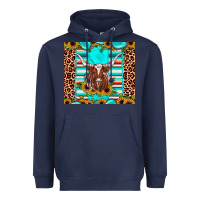 Navy texas longhorn sunflower gemstone Heavyweight Hoodie - JahusDesignShop