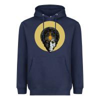 Navy Feeling Good Nina Simone Heavyweight Hoodie - artisFamous