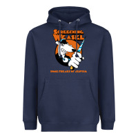 Navy Screeching Weasel Some Freaks Of Atavism Heavyweight Hoodie - artisFamous