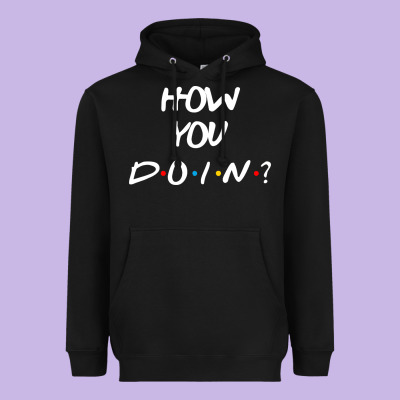 Friends How You Doin Reunion Heavyweight Hoodie Designed By Artisfamous