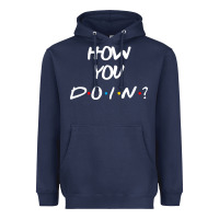 Navy friends how you doin reunion Heavyweight Hoodie - artisFamous