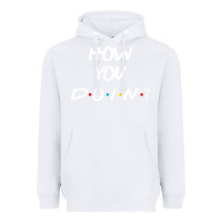 White friends how you doin reunion Heavyweight Hoodie - artisFamous