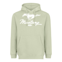 Matcha mustang pony script Heavyweight Hoodie - artisFamous