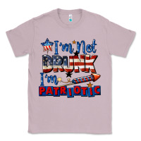 Lilac I'm not drunk i'm patriotic 4th of july Classic Tee - CowGirlArtShop