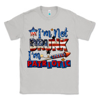 Moon Dust I'm not drunk i'm patriotic 4th of july Classic Tee - CowGirlArtShop