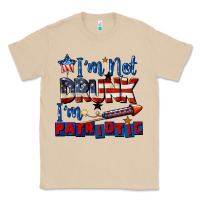 Mushroom I'm not drunk i'm patriotic 4th of july Classic Tee - CowGirlArtShop