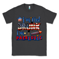Smoke I'm not drunk i'm patriotic 4th of july Classic Tee - CowGirlArtShop