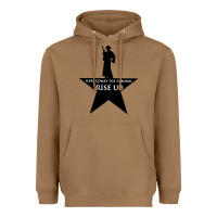 Toasted Coconut here comes the general rise up Heavyweight Hoodie - artisFamous