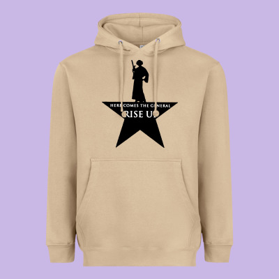 Here Comes The General Rise Up Heavyweight Hoodie Designed By Artisfamous