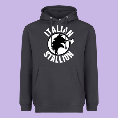 Italian Stallion Heavyweight Hoodie Designed By Artisfamous