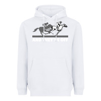 White horse racing Heavyweight Hoodie - artisFamous