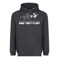 Smoke horse racing Heavyweight Hoodie - artisFamous
