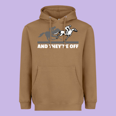 Horse Racing Heavyweight Hoodie Designed By Artisfamous