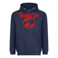 Navy Thunders Cats Heavyweight Hoodie - artisFamous