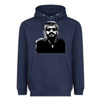 Navy yasser arafat Heavyweight Hoodie - artisFamous