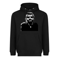 Black yasser arafat Heavyweight Hoodie - artisFamous