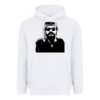 White yasser arafat Heavyweight Hoodie - artisFamous