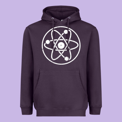 Atomic Atom Symbol Heavyweight Hoodie Designed By Artisfamous