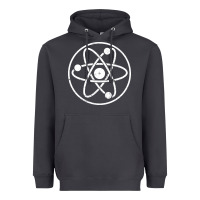 Smoke Atomic Atom Symbol Heavyweight Hoodie - artisFamous