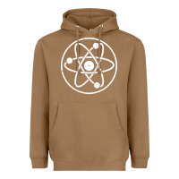 Toasted Coconut Atomic Atom Symbol Heavyweight Hoodie - artisFamous