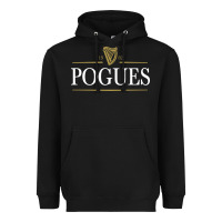 Black The Pogues 1982 Heavyweight Hoodie - artisFamous