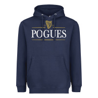 Navy The Pogues 1982 Heavyweight Hoodie - artisFamous