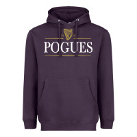 Plum The Pogues 1982 Heavyweight Hoodie - artisFamous