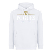 White The Pogues 1982 Heavyweight Hoodie - artisFamous