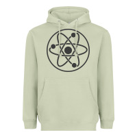 Matcha Atomic Atom Symbol Heavyweight Hoodie - artisFamous
