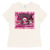 Bone i'm dreaming of a pink christmas Ladies Tee - FaDigitalArtStudio