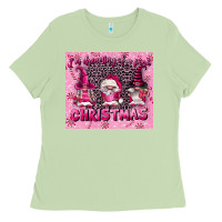 Matcha i'm dreaming of a pink christmas Ladies Tee - FaDigitalArtStudio