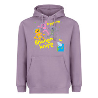 Lavender Shonen Knife Free Time Heavyweight Hoodie - artisFamous