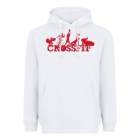 White crossfit gym Heavyweight Hoodie - artisFamous