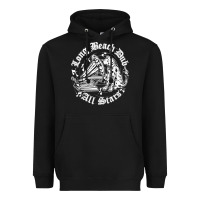 Black Long Beach Dub All STars Heavyweight Hoodie - artisFamous