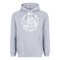 Heather Grey Long Beach Dub All STars Heavyweight Hoodie - artisFamous