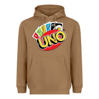 Uno Funny Game Heavyweight Hoodie | Teevron