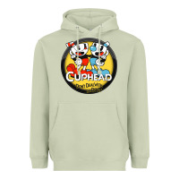Matcha Cuphead Heavyweight Hoodie - artisFamous