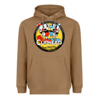 Toasted Coconut Cuphead Heavyweight Hoodie - artisFamous