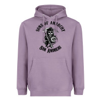 Lavender sons of anarchy san andreas Heavyweight Hoodie - artisFamous