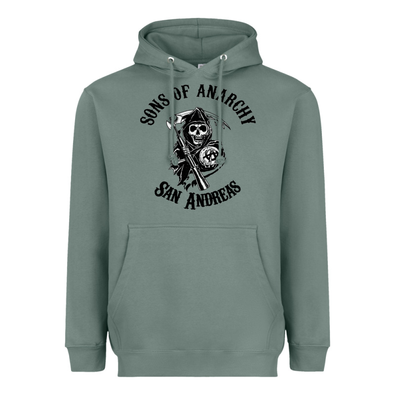Sons Of Anarchy San Andreas Heavyweight Hoodie by artisFamous | Teevron