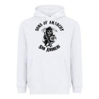 White sons of anarchy san andreas Heavyweight Hoodie - artisFamous