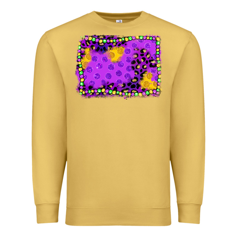 Mardi Gras Background Premium Sweatshirt by JahusDesignShop | Teevron