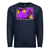 Navy mardi gras background Premium Sweatshirt - JahusDesignShop