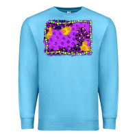 Ocean Blue mardi gras background Premium Sweatshirt - JahusDesignShop
