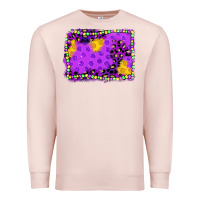 Pale Pink mardi gras background Premium Sweatshirt - JahusDesignShop